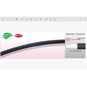 日本HAKKO八光柔性氟素 ETFE 樹脂軟管E-SJ-4.3×6.4-BK