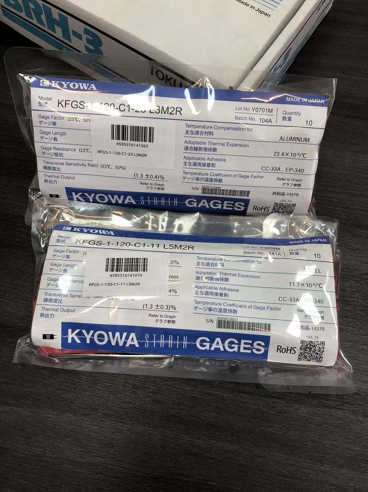 日本KYOWA共和KFGS通用箔式應(yīng)變片KFGS-2-350-D16-11 N30C2